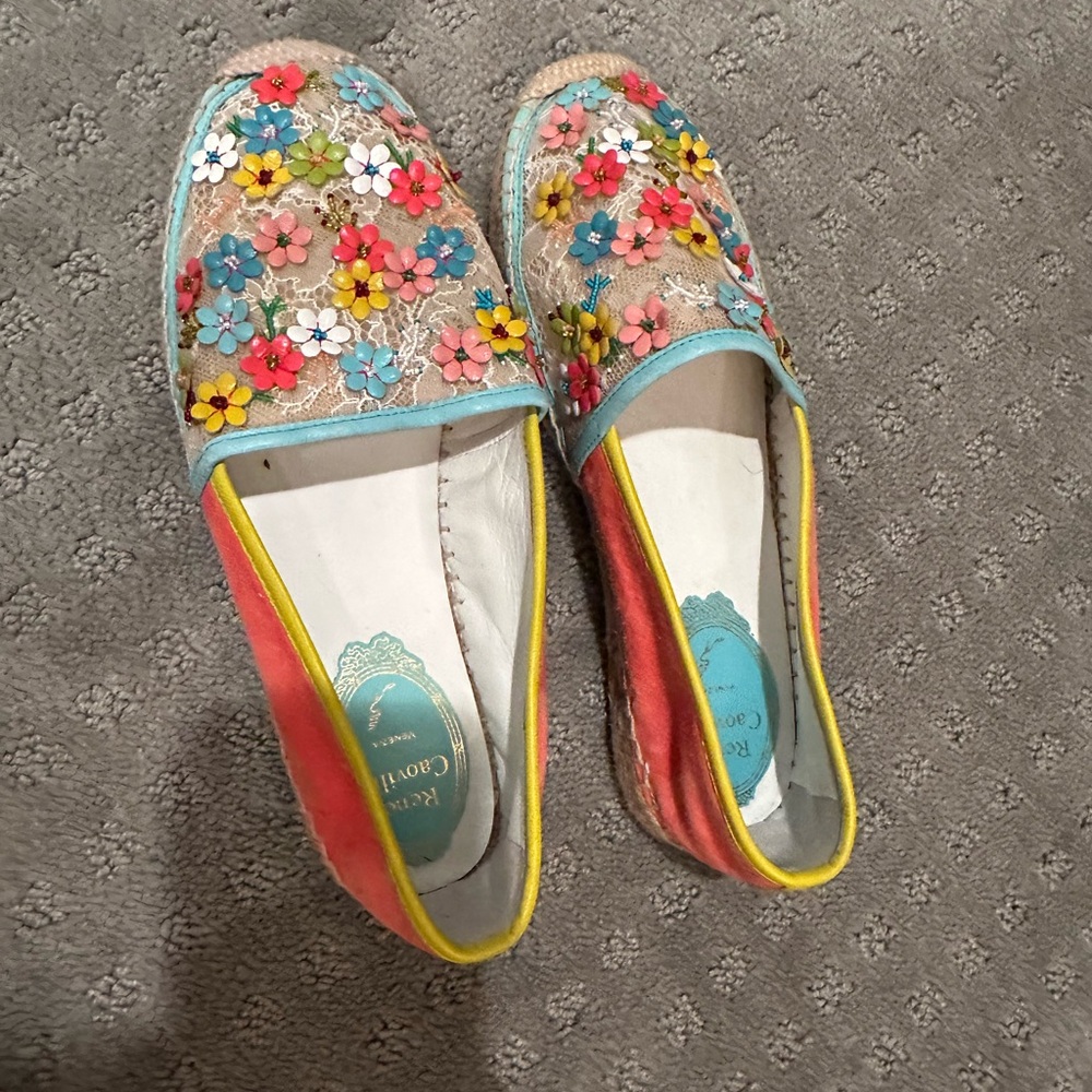 Colorful Floral Women's Espadrilles